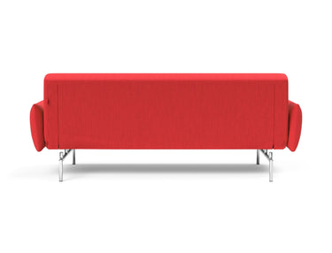 Jillis sovesofa med armlæn i 511 Elegance Red, set bagfra