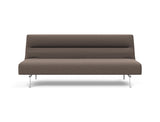 Jillis sovesofa i 530 Bouclé Taupe, set forfra