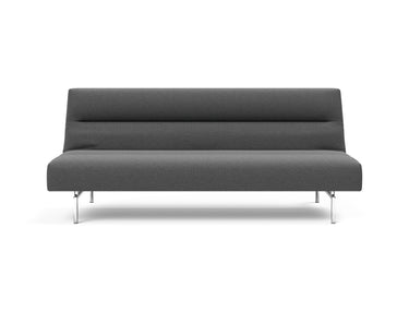 Jillis sovesofa i 852 Mahoga Seal Grey, set forfra