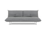 Mikunjo sovesofa i 320 Corocco Shadow Grey, set forfra