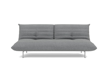 Mikunjo sovesofa i 320 Corocco Shadow Grey, set forfra