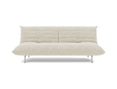 Mikunjo sovesofa i 357 Taura Off White, set forfra