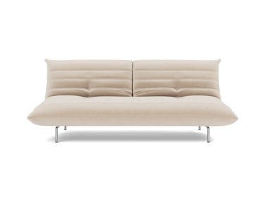 Mikunjo sovesofa i 410 Esina Almond, set forfra