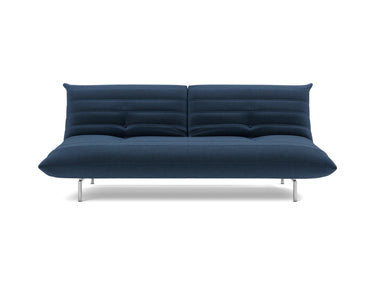 Mikunjo sovesofa i 414 Esina Indigo Blue, set forfra