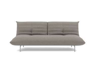 Mikunjo sovesofa i 521 Mixed Dance Grey, set forfra