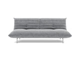 Mikunjo sovesofa i 565 Twist Granite, set forfra