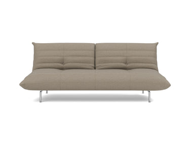 Mikunjo sovesofa i 850 Mahoga Caramel, set forfra