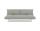 Mikunjo sovesofa i 853 Mahoga Dove Grey, set forfra