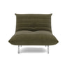 Mikunjo stol i 316 Cordufine Pine Green, set forfra