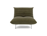 Mikunjo stol i 316 Cordufine Pine Green, set forfra