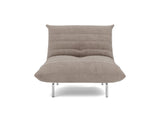 Mikunjo stol i 318 Cordufine Beige, set forfra