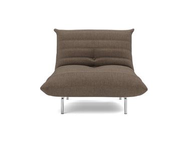 Mikunjo stol i 411 Esina Cedar Brown, set forfra
