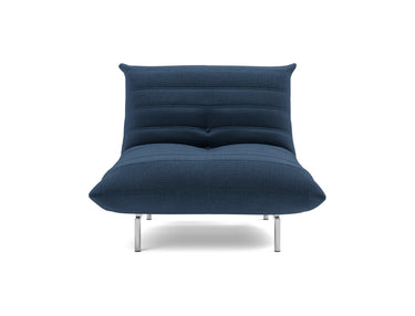 Mikunjo stol i 414 Esina Indigo Blue, set forfra