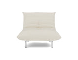 Mikunjo stol i 531 Bouclé Off White, set forfra