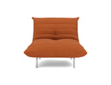 Mikunjo stol i 595 Corduroy Burnt Orange, set forfra