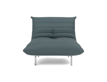 Mikunjo stol i 851 Mahoga Dark Blue, set forfra
