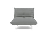 Mikunjo stol i 852 Mahoga Seal Grey, set forfra