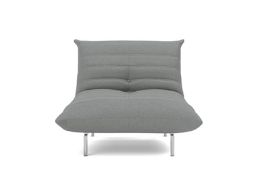 Mikunjo stol i 852 Mahoga Seal Grey, set forfra