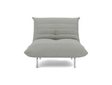Mikunjo stol i 853 Mahoga Dove Grey, set forfra
