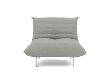 Mikunjo stol i 853 Mahoga Dove Grey, set forfra
