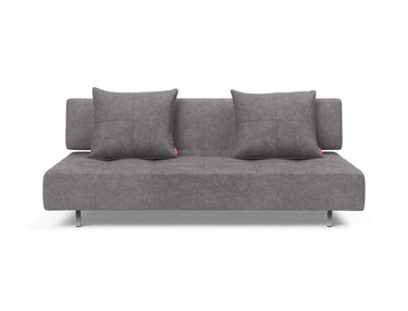 Long Horn D.E.L sovesofa i 282 Avella Warm Grey, set forfra
