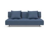 Long Horn D.E.L sovesofa i 302 Weda Blue, set forfra