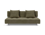 Long Horn D.E.L sovesofa i 316 Cordufine Pine Green, set forfra