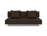 Long Horn D.E.L sovesofa i 358 Taura Chocco, set forfra