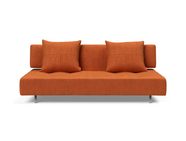 Long Horn D.E.L sovesofa i 412 Esina Rust Orange, set forfra