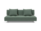 Long Horn D.E.L sovesofa i 518 Elegance Green, set forfra
