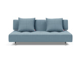 Long Horn D.E.L sovesofa i 525 Mixed Dance Light Blue, set forfra