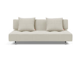 Long Horn D.E.L sovesofa i 527 Mixed Dance Natural, set forfra