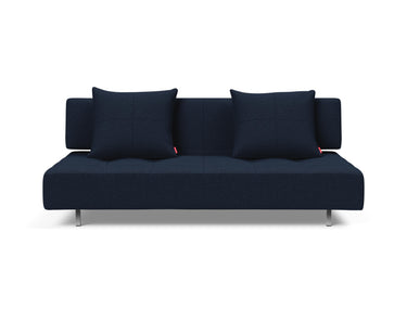 Long Horn D.E.L sovesofa i 528 Mixed Dance Blue, set forfra