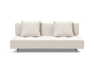 Long Horn D.E.L sovesofa i 531 Bouclé Off White, set forfra
