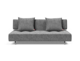 Long Horn D.E.L sovesofa i 563 Twist Charcoal, set forfra