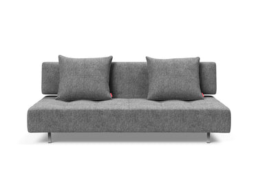 Long Horn D.E.L sovesofa i 563 Twist Charcoal, set forfra