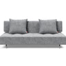 Long Horn D.E.L sovesofa i 565 Twist Granite, set forfra