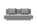 Long Horn D.E.L sovesofa i 565 Twist Granite, set forfra