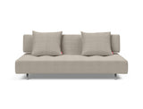 Long Horn D.E.L sovesofa i 579 Kenya Gravel, set forfra