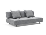 Long Horn D.E.L sovesofa i 565 Twist Granite, set skråt forfra