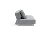 Long Horn D.E.L sovesofa i 565 Twist Granite, set fra siden