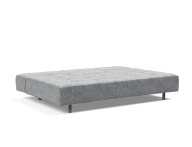 Long Horn D.E.L sovesofa i 565 Twist Granite, slået ud til seng