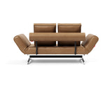 Ghia Chrome daybed i 551 Faunal Brown, set bagfra