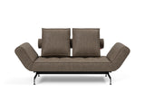 Ghia Laser daybed i 411 Esina Cedar Brown, set forfra