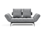 Ghia Laser daybed i 565 Twist Granite, set forfra