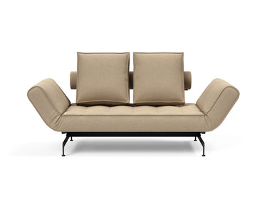 Ghia Laser daybed i 587 Phobos Mocha, set forfra