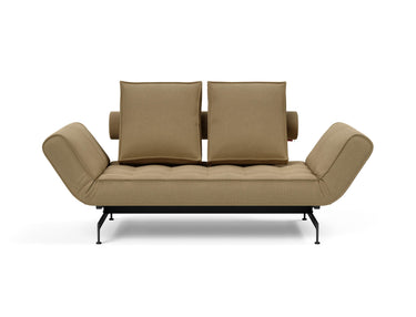 Ghia Laser daybed i 860 Yogia Olive Brown, set forfra