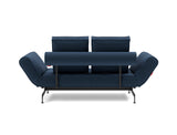 Ghia Laser daybed i 414 Esina Indigo Blue, set bagfra