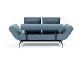 Ghia Laser daybed i 525 Mixed Dance Light Blue, set bagfra