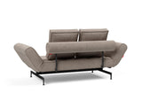 Ghia Laser daybed i 318 Cordufine Beige, set skråt bagfra
